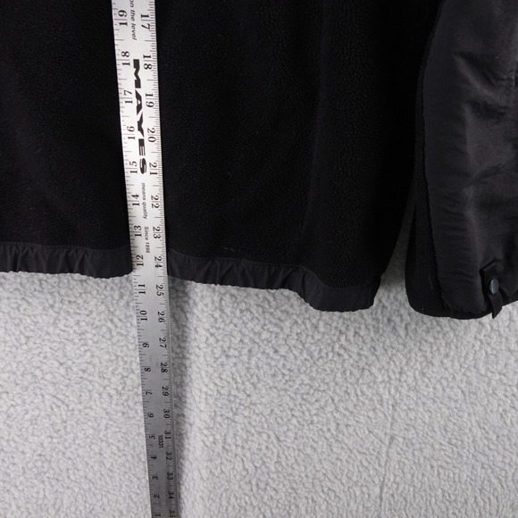 The North Face Black Fleece Nano Puff Jacket Women's Medium Zip Up Outerwear - Picture 4 of 6